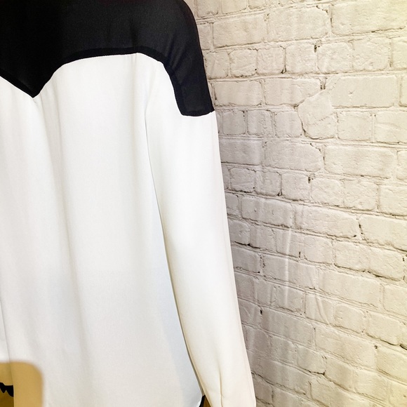 IPEKYOL white and black blouse - Picture 7 of 7